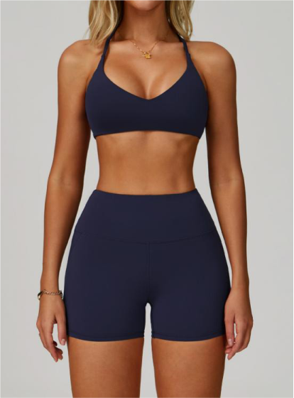 Dark Siren Sports Bra and Shorts Set