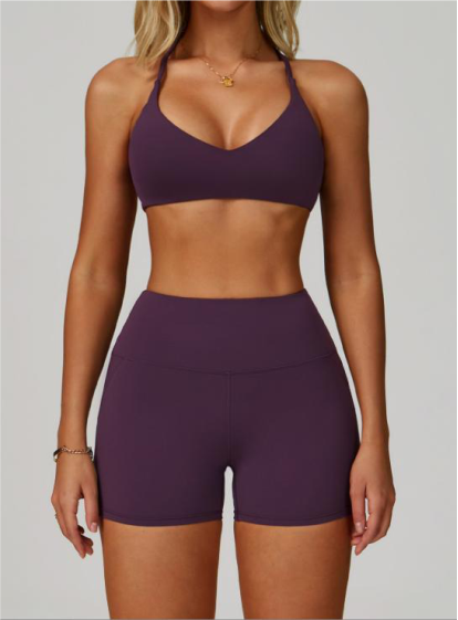 Dark Siren Sports Bra and Shorts Set