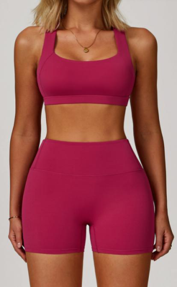 Sculpt Set Sports Bra and Shorts
