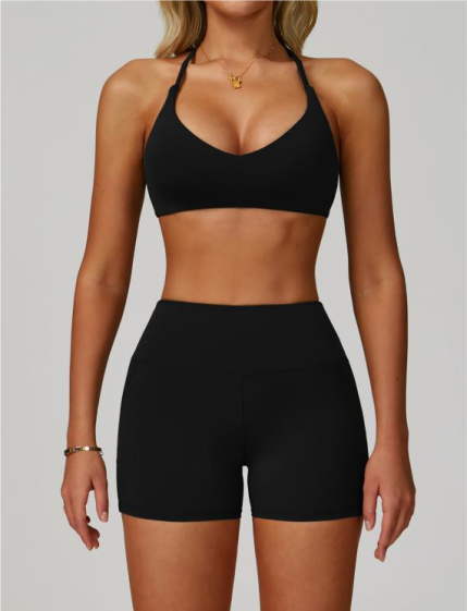 Dark Siren Sports Bra and Shorts Set