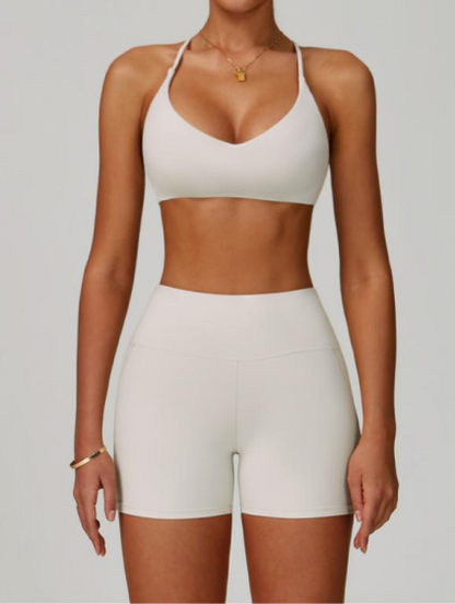 Dark Siren Sports Bra and Shorts Set